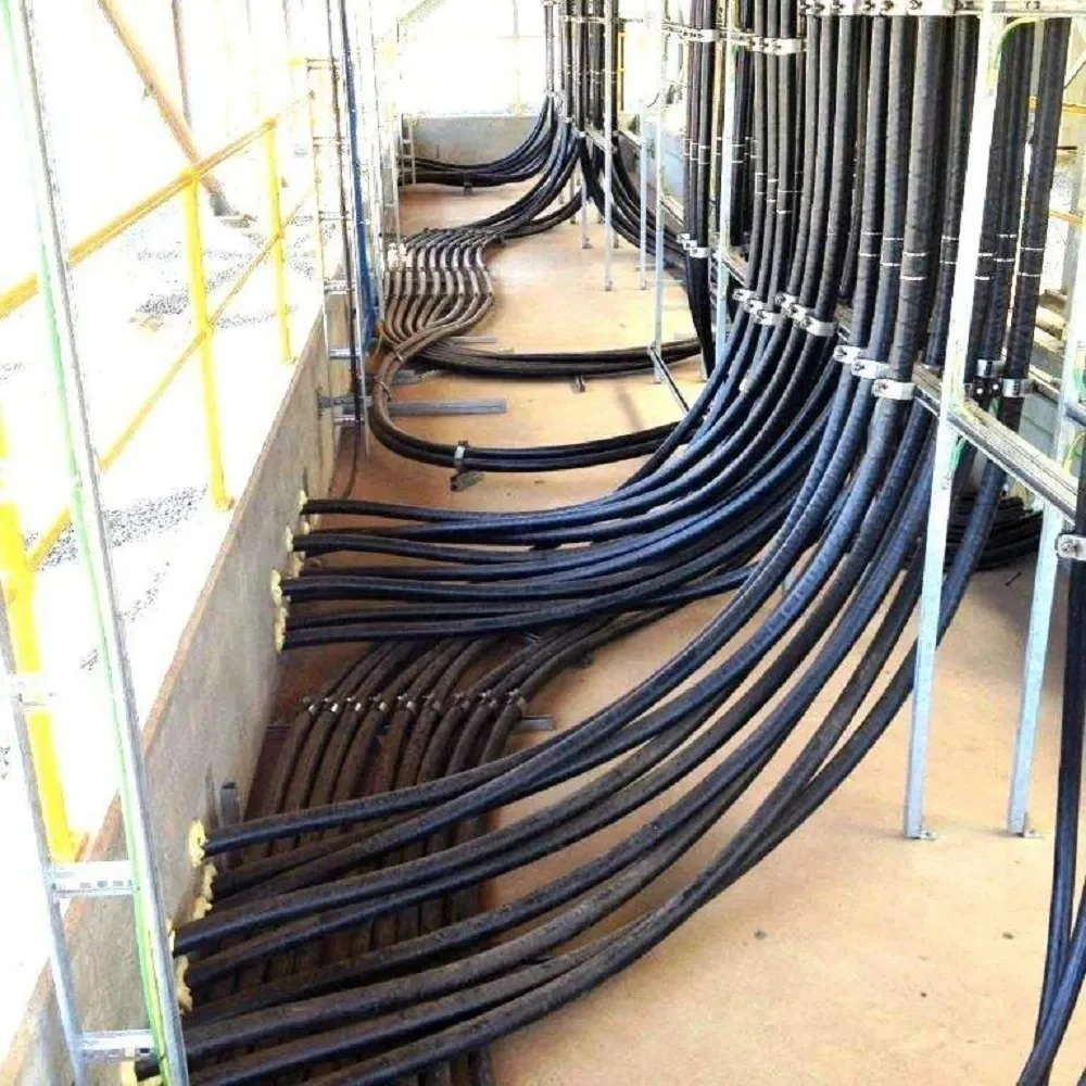 Industrial cable installation process