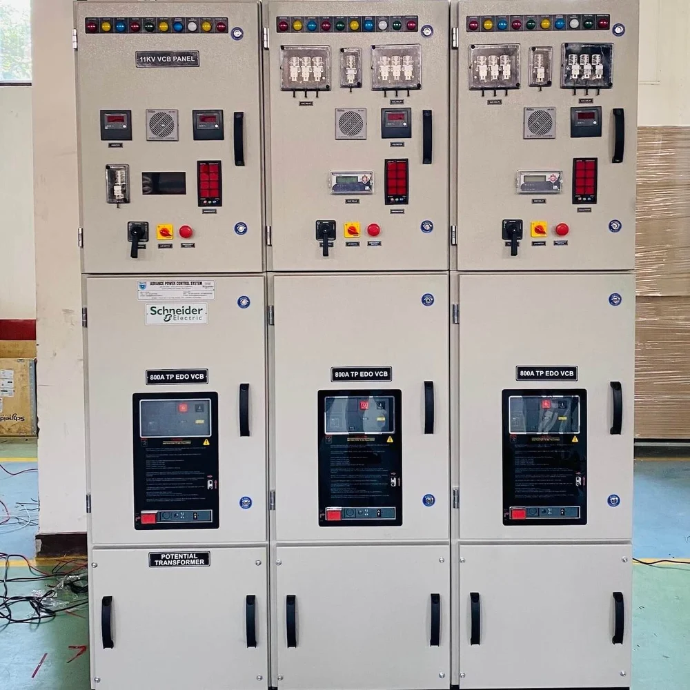 High tension electrical panel assembly