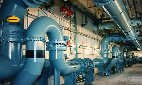 Industrial pipe installation and welding